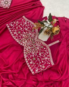 New Designer  ready to Wear Saree with Jacket blou