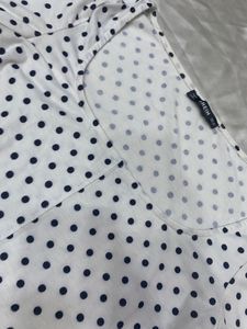 polka Dot White top