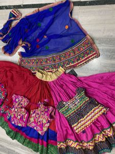 Vibrant Multicolor Lehenga Skirt
