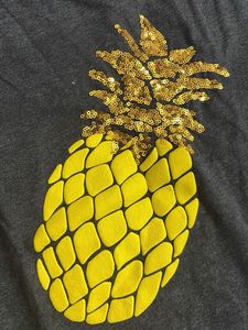 Gray Pineapple Tee