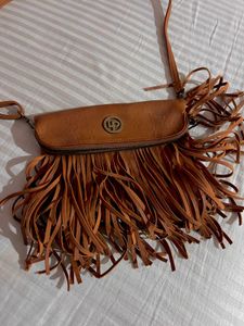 Lino Perros Brown leather Sling Bag