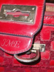Red Checkered aesthetic handbag