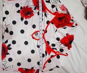 Cute Polka Dot &amp; Floral Nightdress