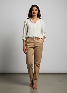 unisex Stylish Tan Casual Trousers
