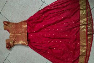 Tradition Ethnic Skirt And Top (Silk)