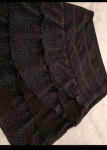 Mini Skirt With Polka Dots