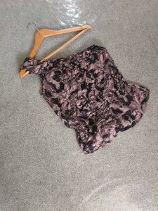Floral One-Shoulder Top