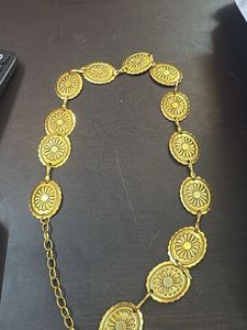 Vintage Gold Tone Sunburst Belt