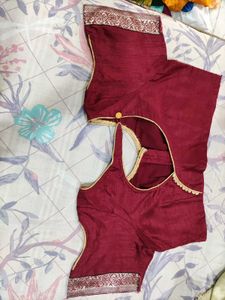 Vibrant Red Ethnic Blouse pack of 4