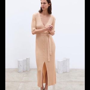 Zara Limited Edition Minimalist Midi Dress From NY