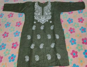 Embroidered Kurta Top