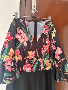 Chic Floral Print Jumpsuit
