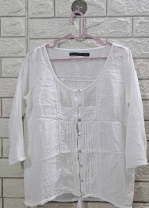 Zara White Button Down