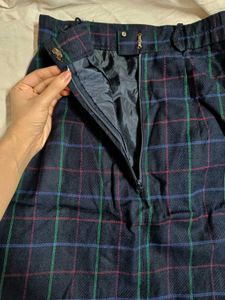 Plaid Pencil Skirt - Classic Fit