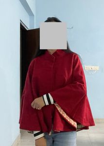 Red Cape Style Jacket