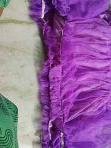 Streachable New Violet Coloured Fashion Top
