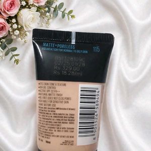 Maybelline Fit Me Matte Foundation 115 ivory