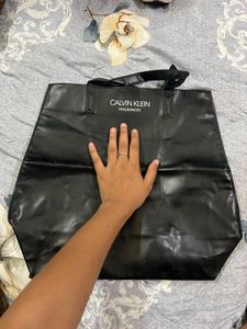 Calvin Klein Fragrances Black Tote Bag