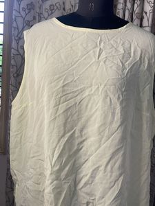 Light Yellow Sleeveless Top