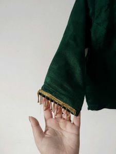 Elegant Emerald Green Blouse