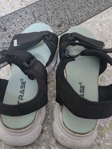 Stylish Black Open Toe Sandals