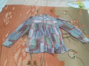 Bohemian Patchwork Print Kurta Top