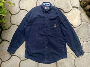 Chaps X Ralph Lauren Dark Blue Button-Up Shirt