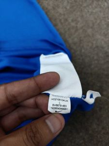 Nike Blue Short Sleeve Polo Shirt