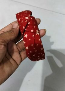 Cute Red Star Print Headband