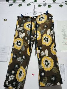 💖 Boho Floral Print Wide Leg Pants 🎀
