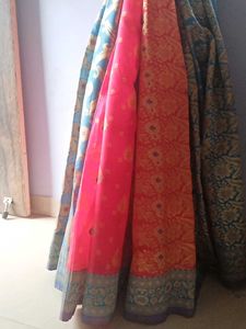 Fancy And Beautiful Saree.. Kanjivaram Silk Saree.