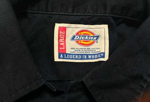 Dickies Black Long Sleeve Work Shirt