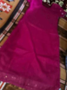 Exquisite Embellished Magenta full heavy work