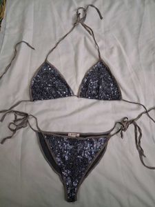 Y2k Fully Beaded Bikini Set