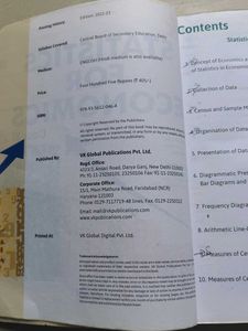 Statistics for Economics - Class XI