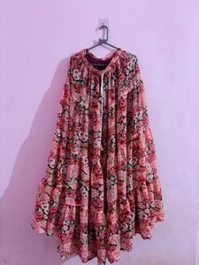 Bohemian Floral Tiered Maxi Dress