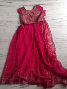 Stunning Pink Sequined Lehenga Choli