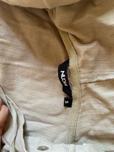 Lightweight Beige Jacket with Hood
