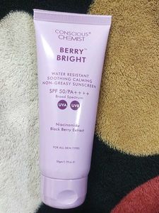 Conscious Chemist Berry Bright Sunscreen SPF 50
