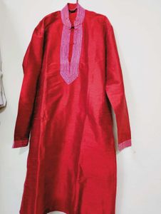 Elegant Red Kurta