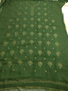 Elegant Green Kurta Set with Dupatta