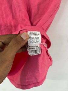 The north face pink t shirt