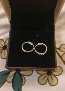 pure silver toe rings # fixed price