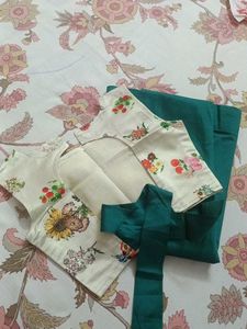 Beautiful Floral Print skirt blouse