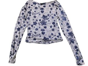 Cute Star Print Long Sleeve Top