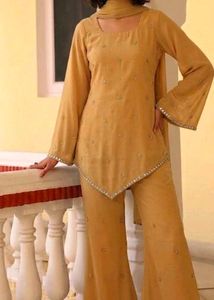 corset Kurta Set with bootcut Palazzo