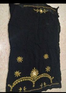 Designer Embroidered Black Blouse material