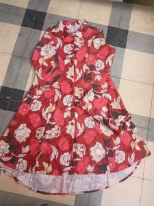 Floral Shirt Dress Cordset