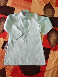Sky Blue Colour Kurta Payjama Dupatta Set For Boys