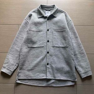 Zara Men's Grey Shirt Jacket